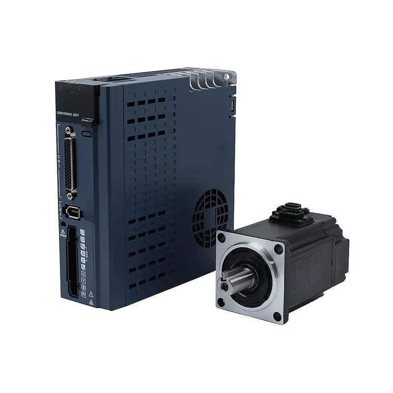 1000W AC Flange Servo Motor Set Permanent Magnet Synchronous Motor With Matching Driver For Industrial Automation Equipment
