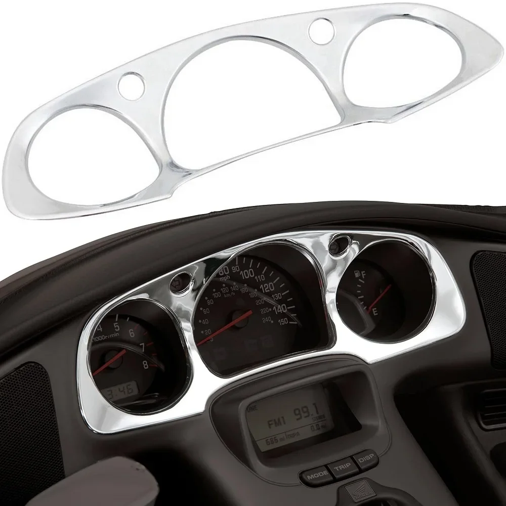 Motorcycle ABS Speedometer Instrument Cluster Dashboard Panel Cover Gauge Plate Trim Frame For Honda Goldwing GL1800 2001-2005