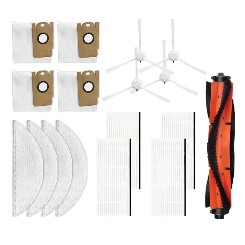 Per Xiaomi Lydsto R1 Robot aspirapolvere pezzi di ricambio di ricambio spazzola principale spazzola laterale filtro Hepa Mop sacchetto per la polvere di straccio