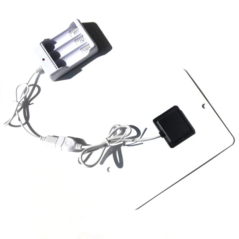 Solar Charger for AA AAA Batteries 3W 5V Solar Power Bank Portable Solar Panel Charger for Ni-MH Ni-CD Rechargeable Batteries