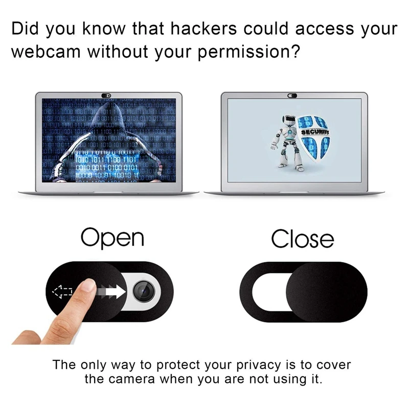 6 Pack Webcam Cover Slide Privacy Protection Cover per fotocamera per Laptop Ultra sottile per Computer Pro Smartphone