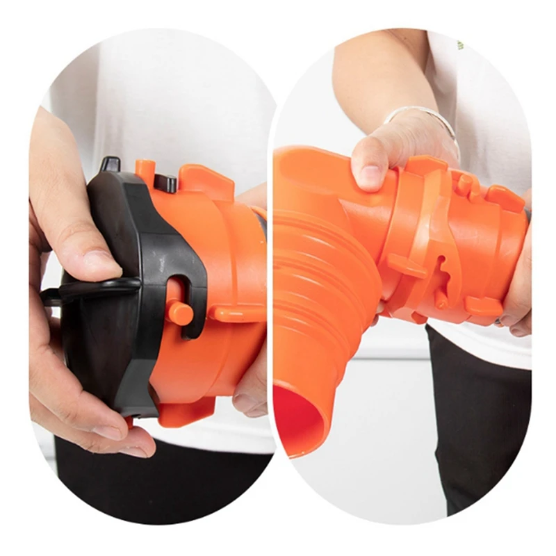 Hot 4.5M Telescopic Sewage Pipe Joint 90 ° Sewage Hose Rotary Elbow Joint Connected To Sewage Pipe RV Sewage Valve
