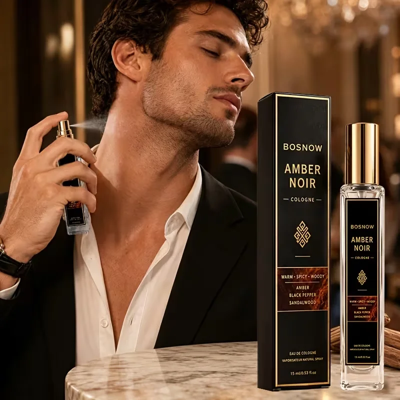 Cologne for Men, Fresh Cologne Scent, with a Classy and High-End Style, Clean and Not Sweet, Long-Lasting Light Fragrance, Portable for Everyday Use, Suitable for Daily Work, Dating, Travel, and as a Gift