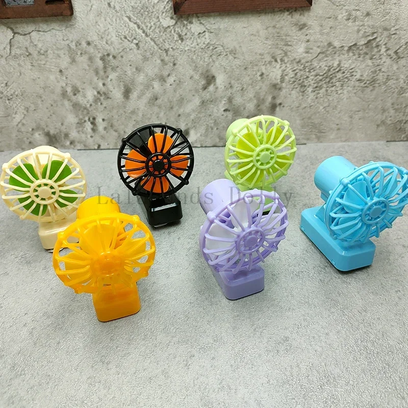 Dollhouse Rotating Mini Fan Models for Dollhouse Living Room Furniture Accessories