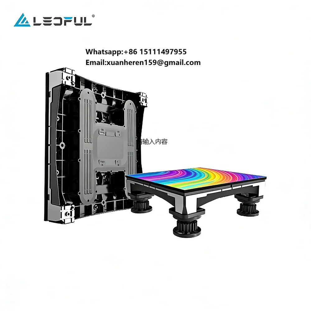 Modular Interactive Floor LED Display Panel for Creative Advertising Experience Gaming Zone and Architectural Visual Projects