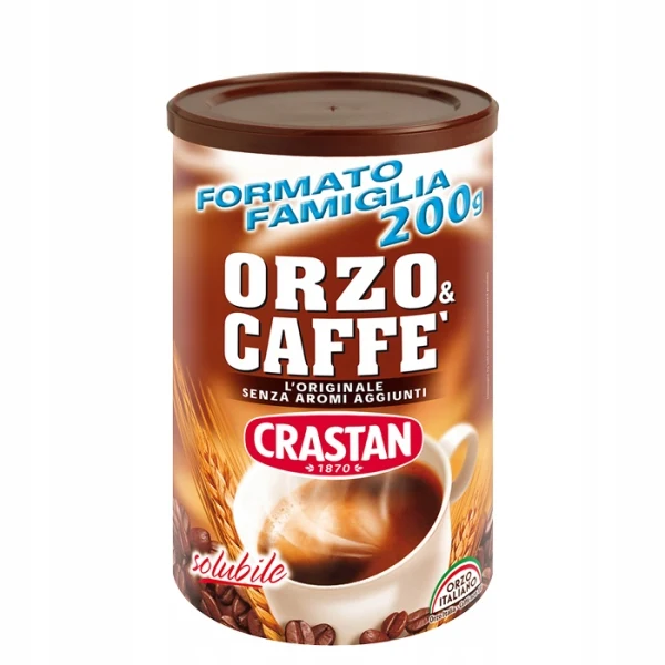 Gemahlener Kaffee Orzo & Caffe Solubile 200g - Crastan