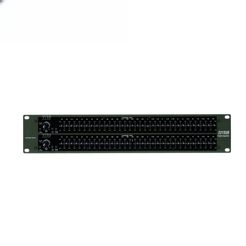 Audio Subwoofer Equalizer Bass Adjustment Processor Home KTV Stage Multimedia Band Live Performance