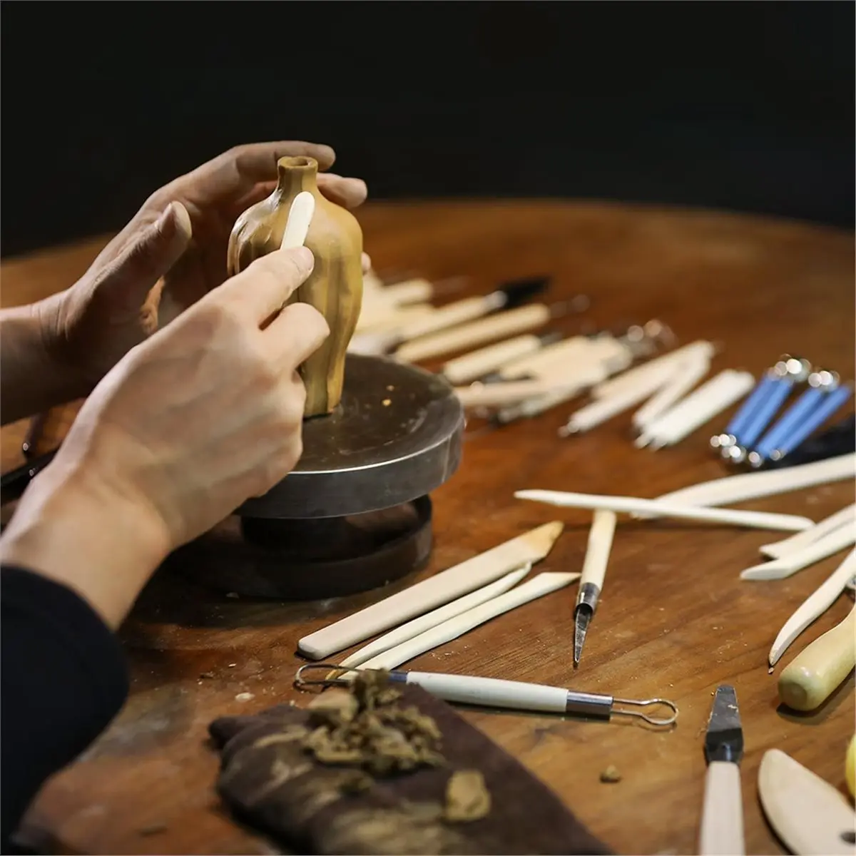2026 New Tool 30PCS Clay Sculpting Tools with Wire Pottery Modeling Ceramics Polymer Tools Set for Clay Carving Molding