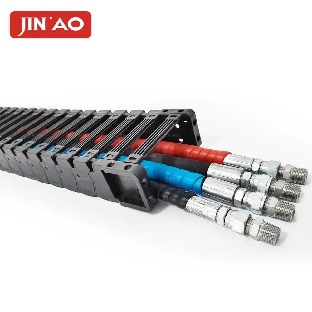 Flexible Plastic Drag Chain Black Cable Track CNC Machine Cable Carrier Plastic Cable Channel