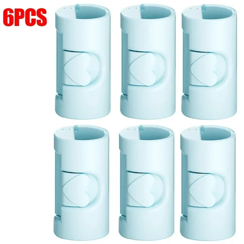 6Pcs Blue