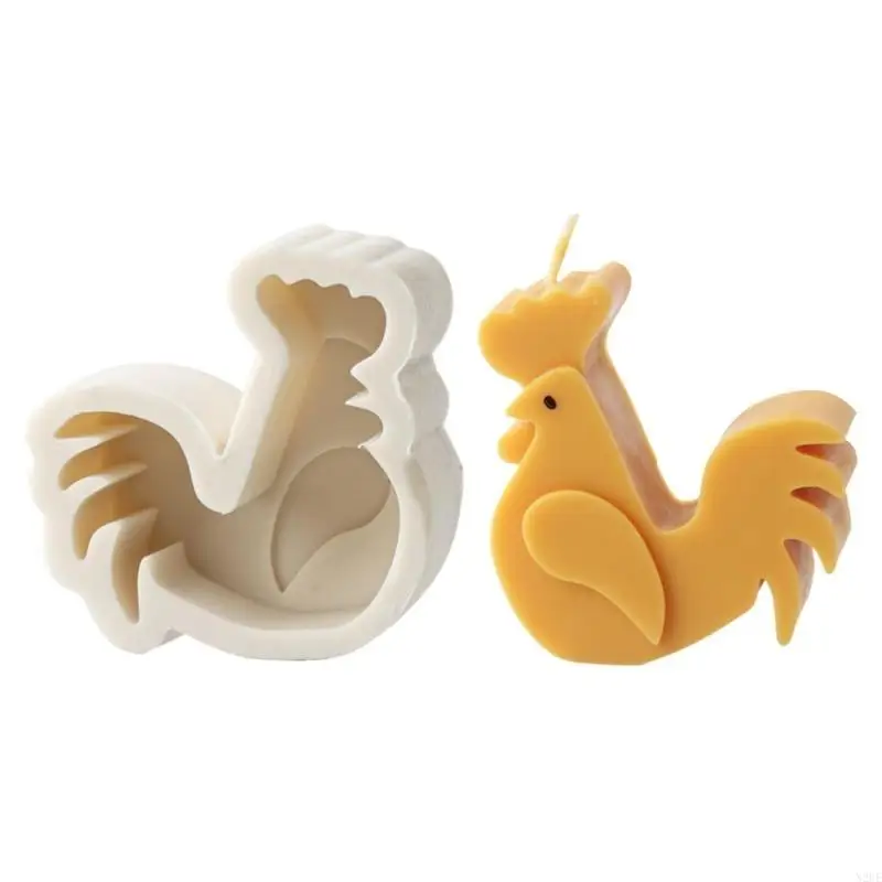 

N2UE Beautiful Clay Silicone Mold Ornaments Molds Cartoon Animal Statue Molds