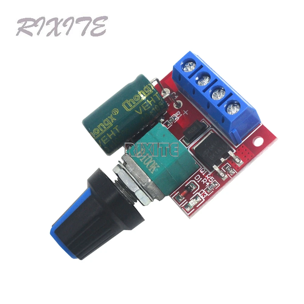 1/5PCS 5A 90W PWM 12V DC Motor Speed Controller Module DC-DC 4.5V-35V Adjustable Speed Regulator Control Governor Switch 24V