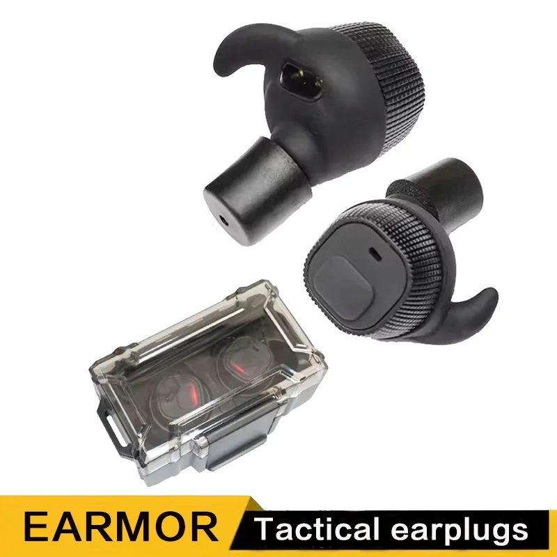 

EARMOR Tactical Earbuds Electronic Shooting Earbuds, Pick-up Noise Cancelling Headphones, for shooting training, CS Battle Games