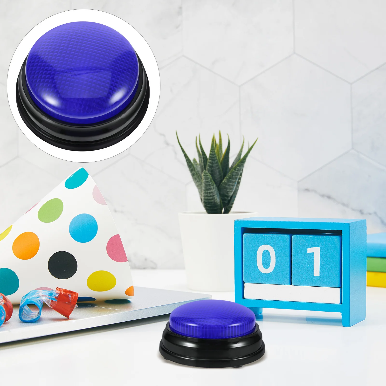 1個のボタン付きパーティー用品ボタンライトパーティーいたずら小道具フェスティバル結婚式オフィスエンターテイメント用