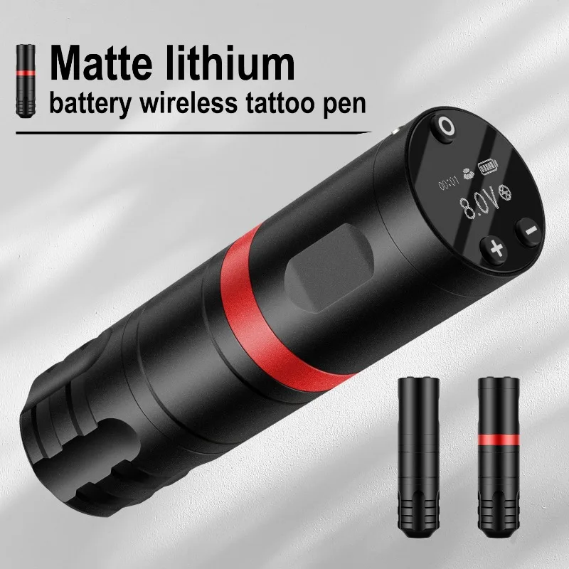1500 mah Große Kapazität Drahtlose Lade Tattoo Stift Batterie Stift Lange Lebensdauer Einstellbare Hub Integrierte Tattoo Stift Batterie Neue