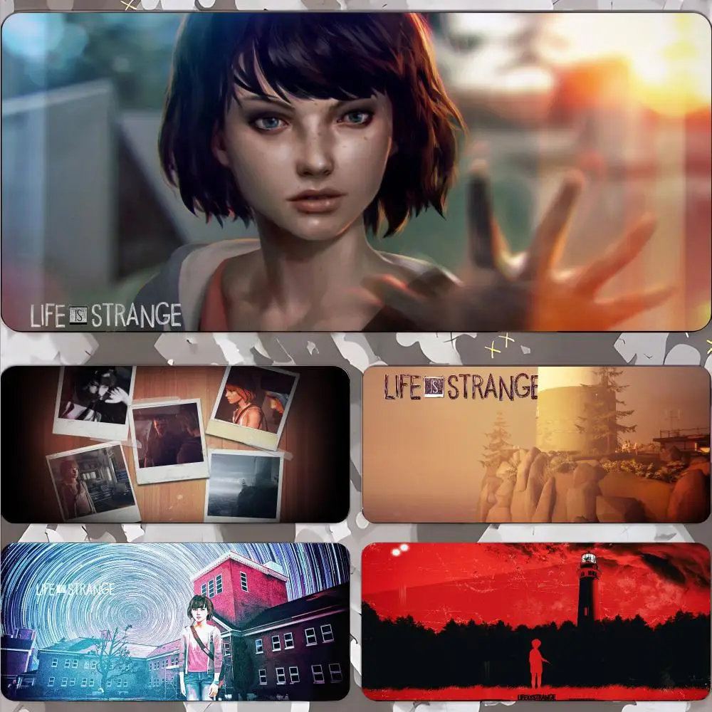 Life is Strange Mouse Pad Gamer Keyboard Mat Pads Gaming Desk Protector Laptops Large Mousepad Cartoon Deskmat