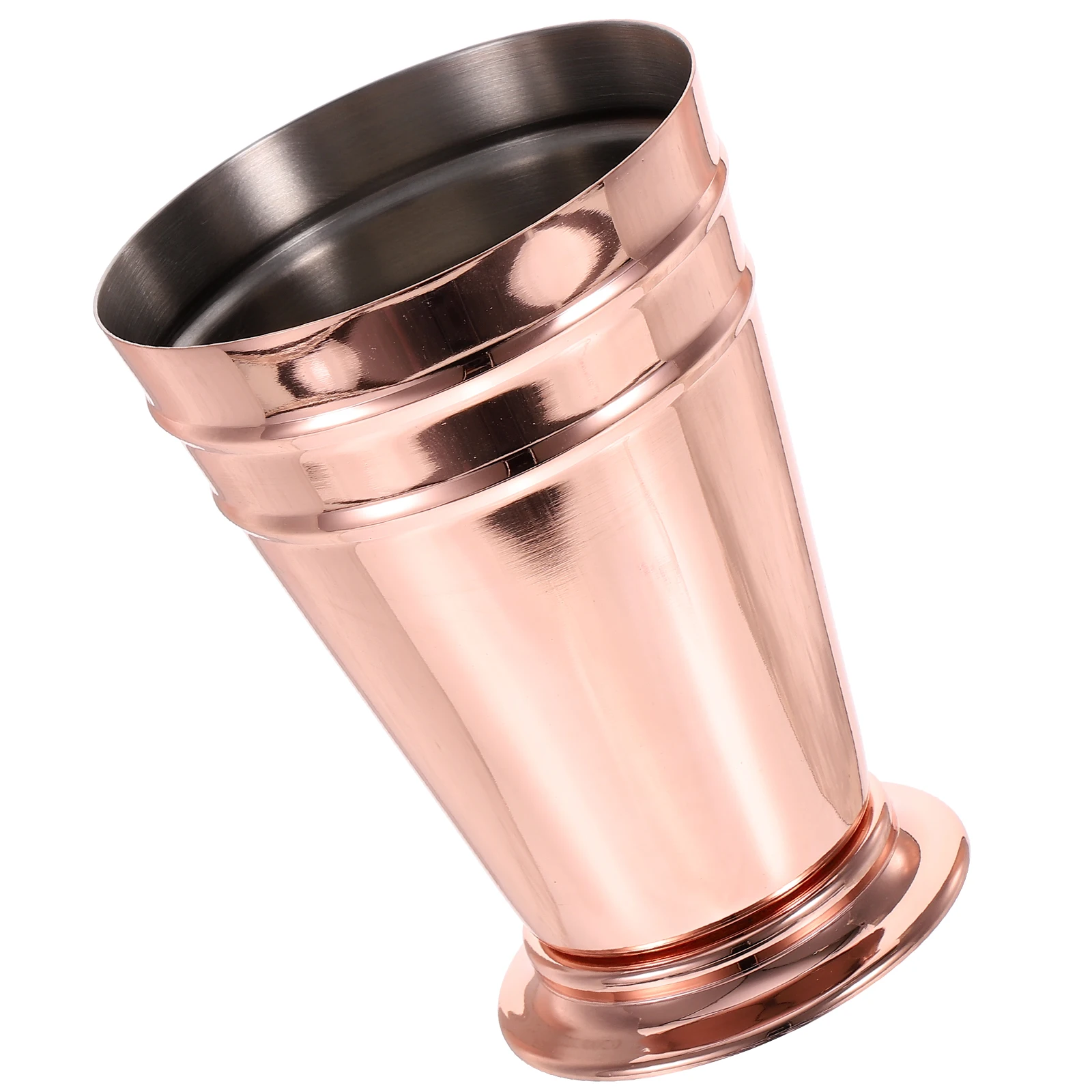

Stair Cup Metal Drink Cup Steel Cocktail Glasses Tumblers Gold Crimping Mug Cups Reusable Drink Kitchen Bar