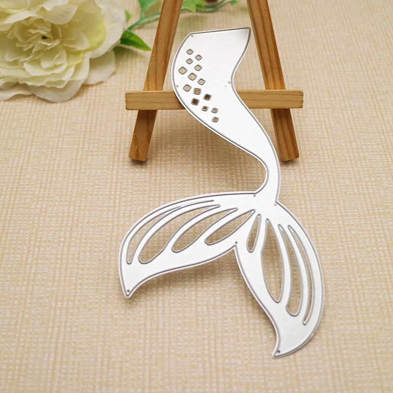 

Cutting Dies Mermaid Scrapbook DIY Manual Production Craft Album Cover Paper Cutting Blade Punch Stencils