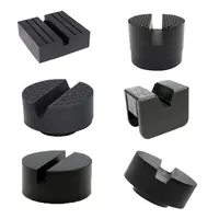 Universal Car Lift Jack Stand Rubber Pads Floor Slotted Car Jack Rubber Pad Frame Protector Adapter Jacking Tool