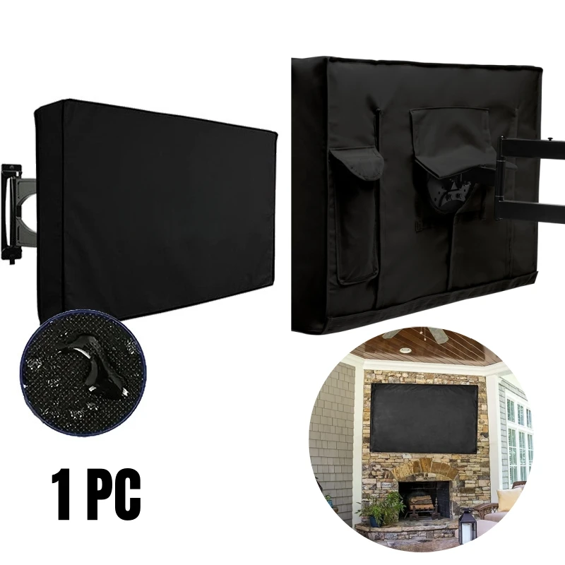 Wall Mounted TV Dust Cover Anti Dust Waterproof Screen Protector Cover for LED LCD OLED Smart Television Protection Accessories