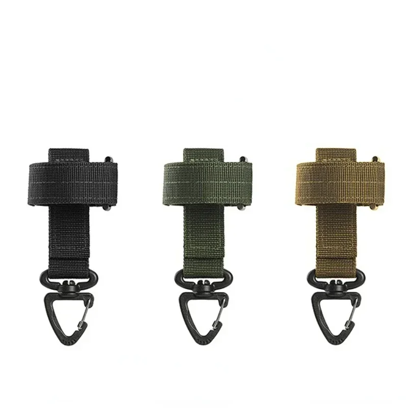 

1Pc Multifunctional Gloves Storage Buckle, Outdoor Tactical Climbing Rope, Adjustable Hanging Buckles, Key Holder