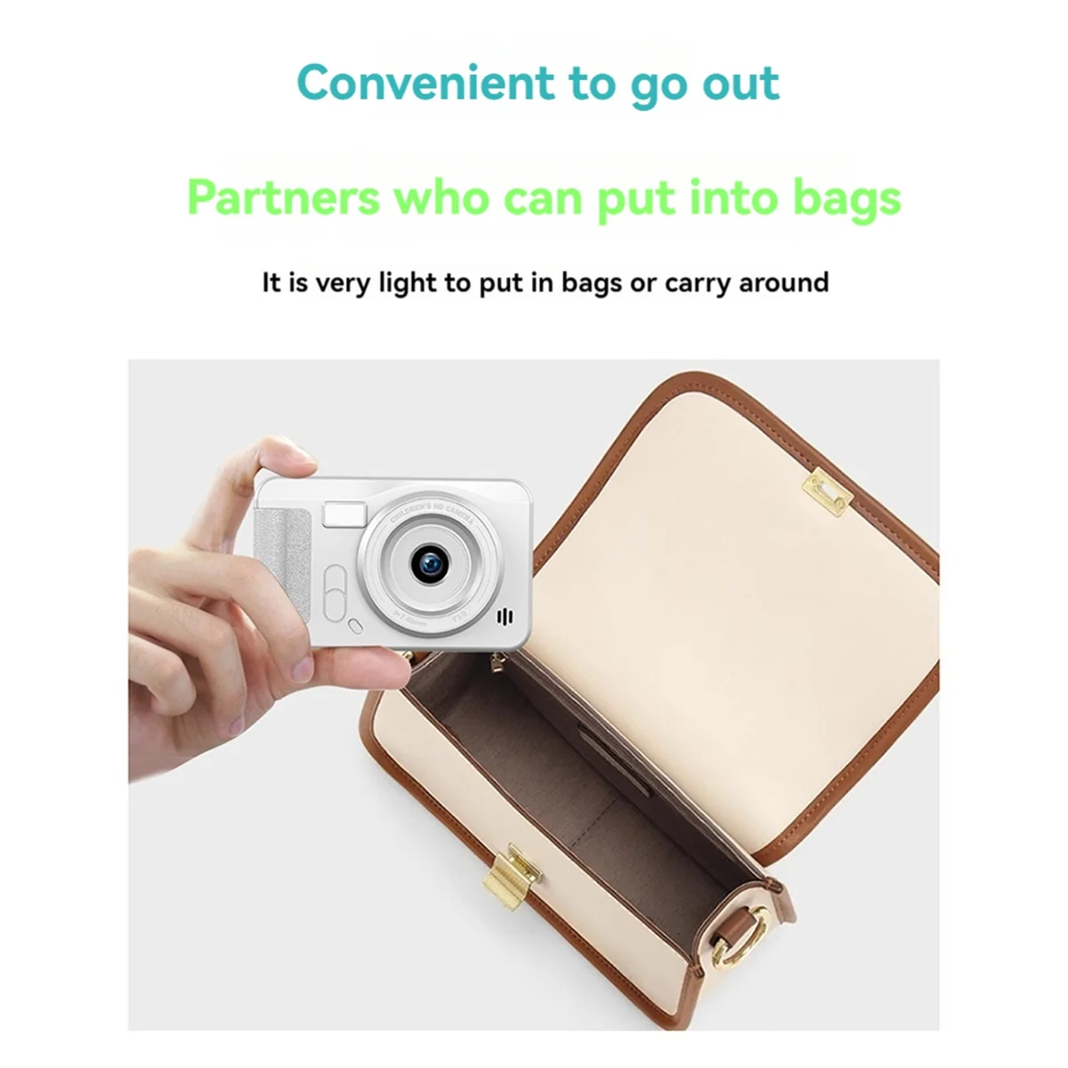 Fotocamera digitale 4K Fotografia ad alta definizione CCD Viaggio Selfie Entry-Level Piccoli studenti Campus Selfie Camera Nero