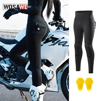 WOSAWE New Motorcycle Pants Riding Women Equipemt Summer Breathable Trousers With CE Protection Armor Wearing Gears Accessories