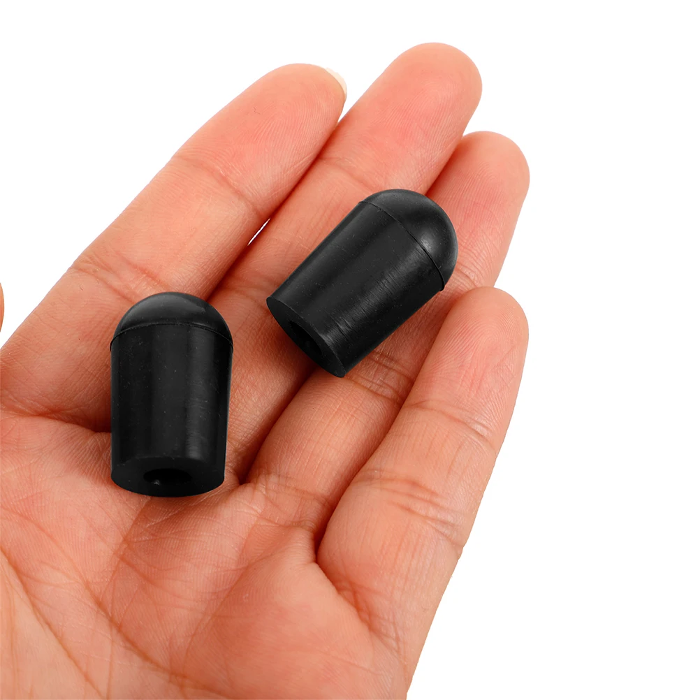 

4pcs Tail Post Pad Double Accessories Rubber Endpin Non-slip Cap Replacement for Double Bass Upright Bass Endpin Tip