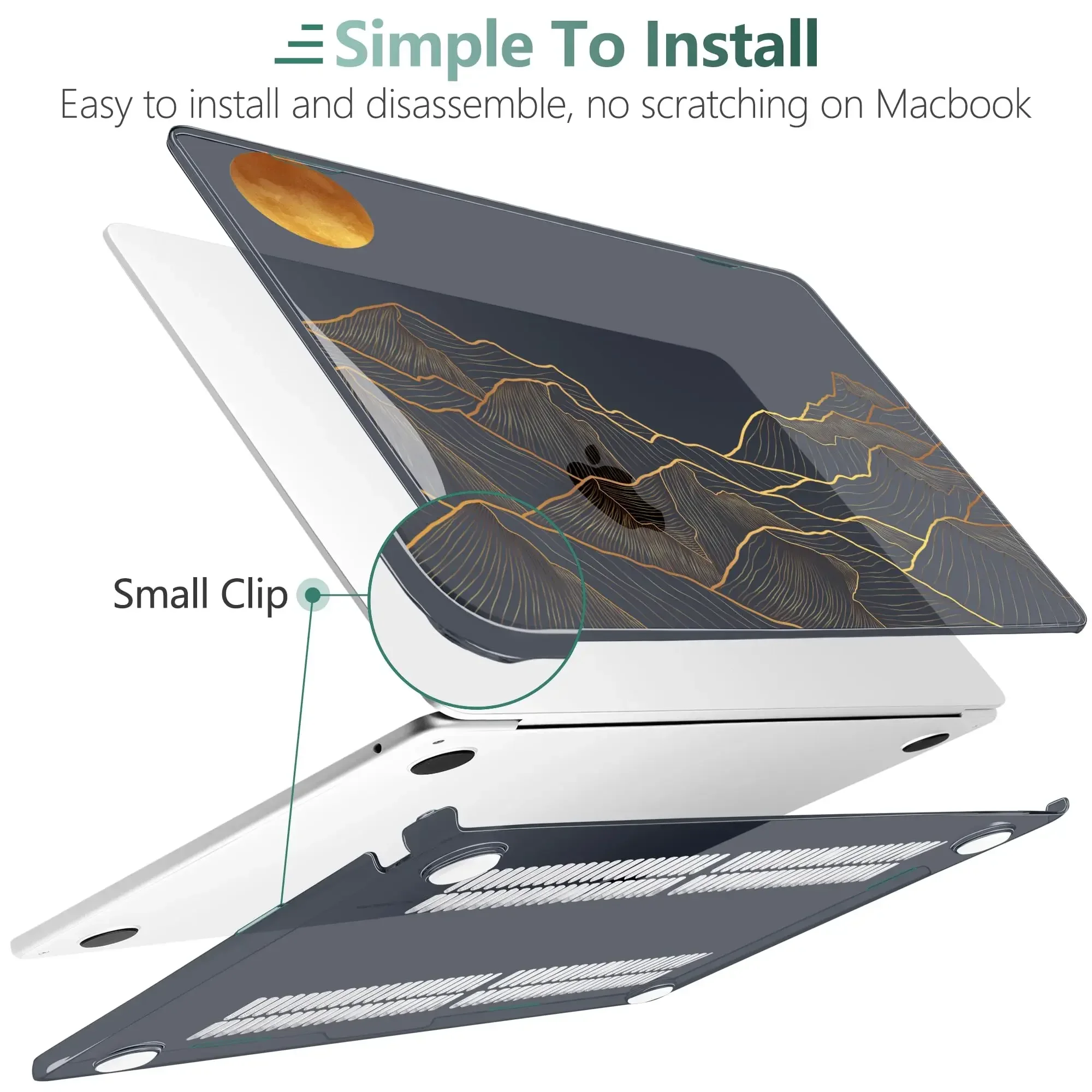 Étui rigide en plastique pour MacPleAir, 15 pouces, version 2023, A2941 avec puce M2 Retina Display Touch ID, clavier S