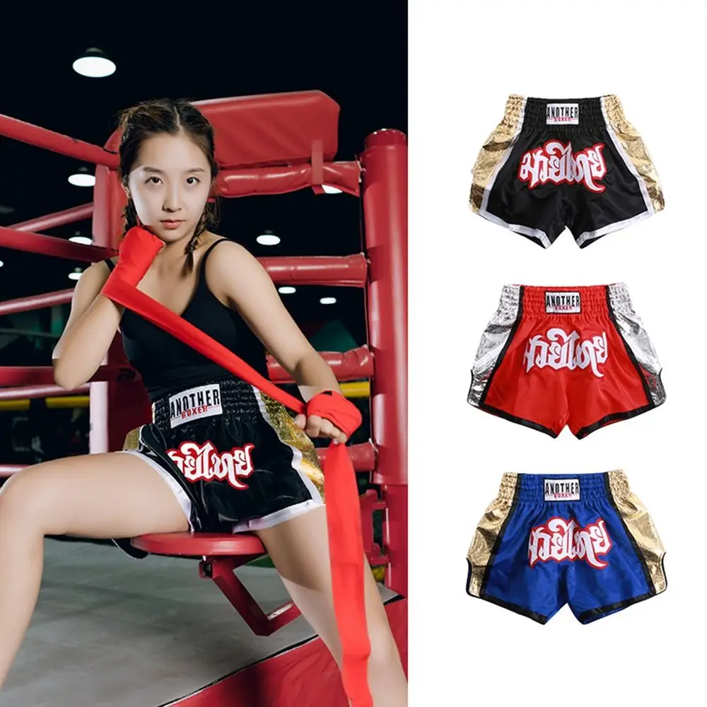 

Lightweight Printing Boxing Shorts Boxing Match Elastic waist Muay Thai Shorts Muay Thai MMA Kickboxing Pants Training