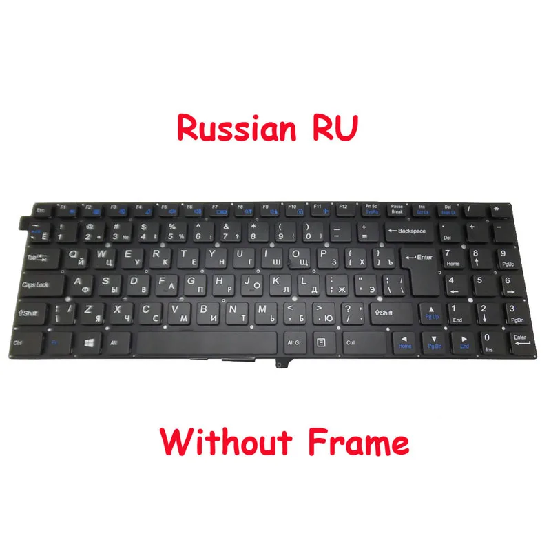 W550EU teclado para CLEVO MP-12C96LA-4303W MP-12C96N0-4303W MP-12C96SU-4303W MP-12C96E0-4303W MP-12C93K0-4303W MP-12C93K0-4303