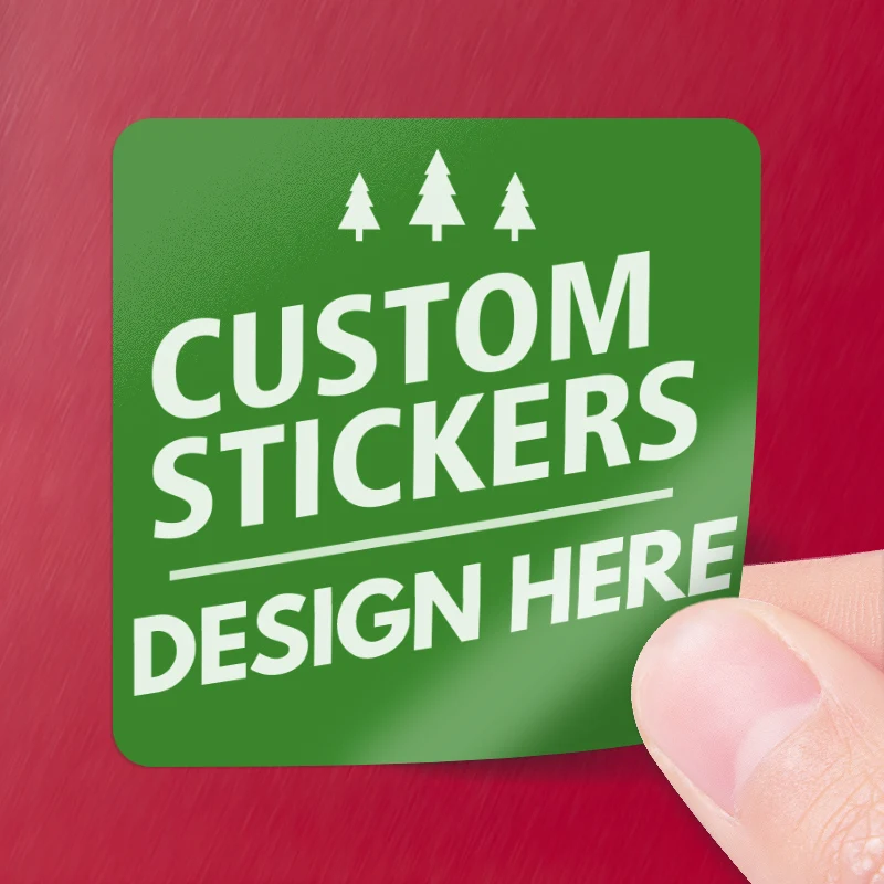 Personalized Stickers Custom Design - Upload Logo/Text for DIY Gift Labels, Creative Wedding Decor, Home Decals & Photo Crafts