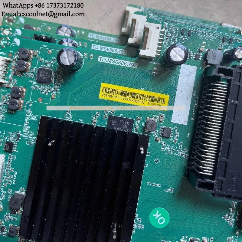 JS02 For TV L65M5-5ASP L55M5-5ASP L43M5-5ASP L43M7-7AEU LCD TV Driver Board TD.MS6886.793 Network Motherboard Good Test