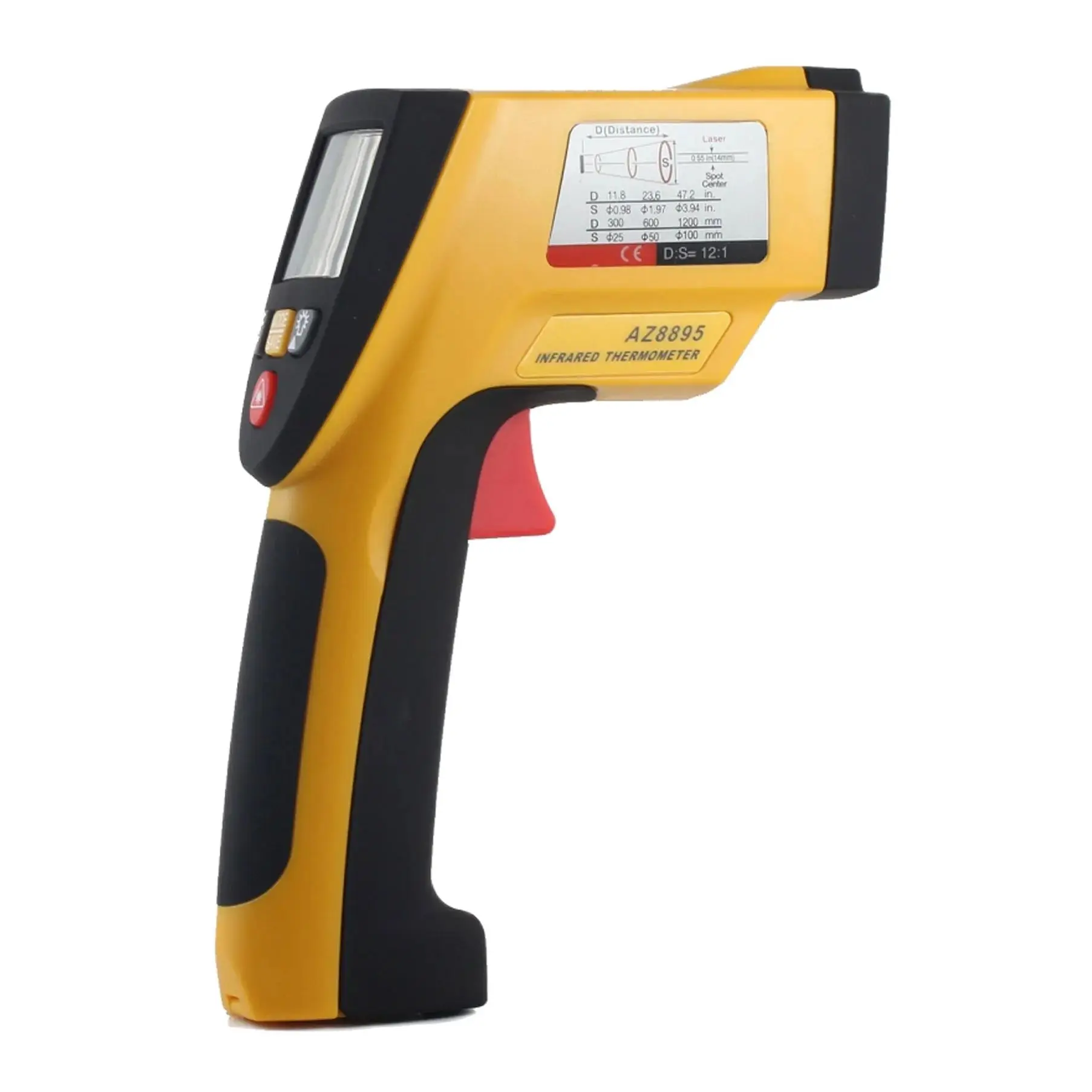 AZ8895 non-contact thermometer laser infrared thermometer can measure the temperature of -40 to 816 ℃