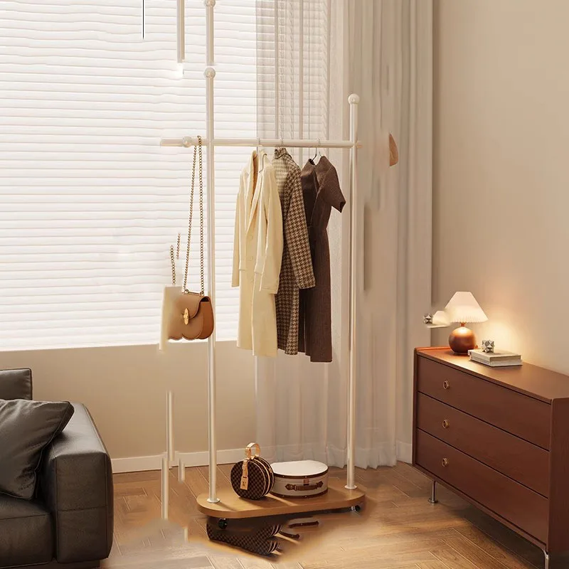 rf-Indoor Standing Coat Racks Garment Hall Tree Organizer Metal Display Coat Racks Space Saving Floor