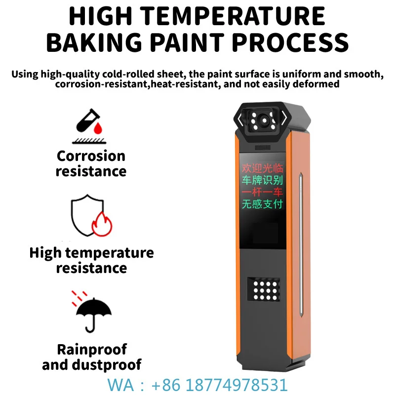 

e Recognition System Stainless Steel IP54 Parking Garage F6 Automatic Security Protection LPR/ANPR License Plat