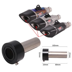 Deflector silenciador de lata de escape todoterreno Universal para motocicleta de 51mm extraíble para Yoshimura