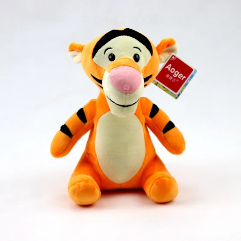 Disney Tigger Plush Toys 23cm Soft Stuffed Anime Toy Throw Pillow High Quality Deco Christmas Birthday Gift for Kid Girls