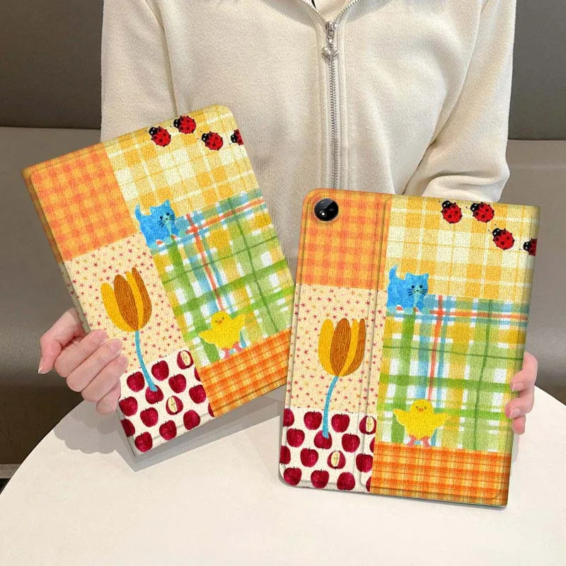 

Creative Art Collage Pattern For Vivo IQOO Pad2 Pad3 Pad5 Air SE Pro 12.1 12.3 13 11.5 11 inch Tablet Case