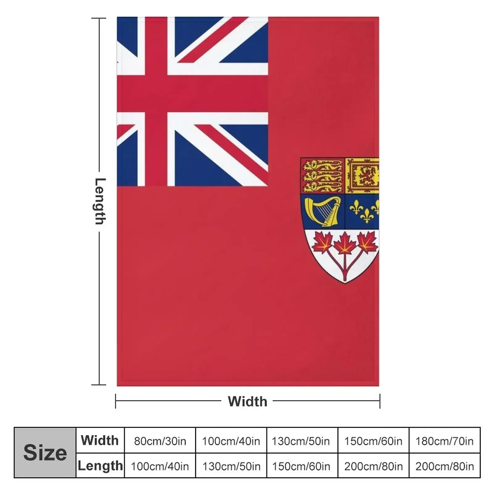 Canada Red Ensign Flag vintage canadian symbol HD High Quality Online Store Throw Blanket Cute Soft Beds Blankets