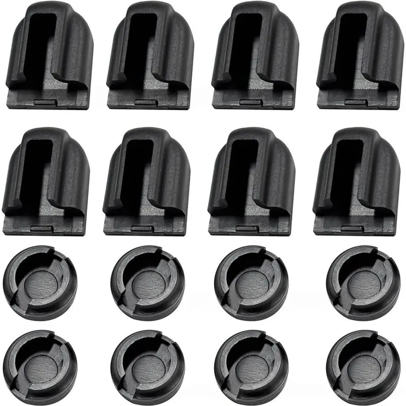 SYW-Heavy Duty For F Parallel For Pony Jorgensen Bar Clamp Spare Parts- 8 Sets Woodworking Clamp Swivel Jaw Protectors For Pairs