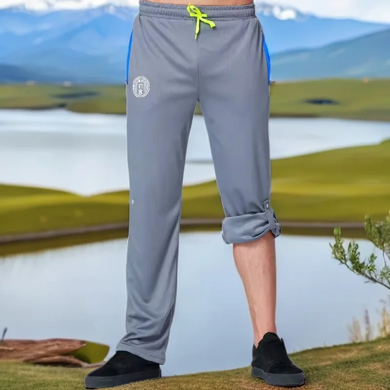 جديد الصيف الرجال Fiing الشمس حماية السراويل كوي الجافة السراويل الطويلة Varle ort orts في الهواء الطلق كام السفر والعتاد UPF50 +