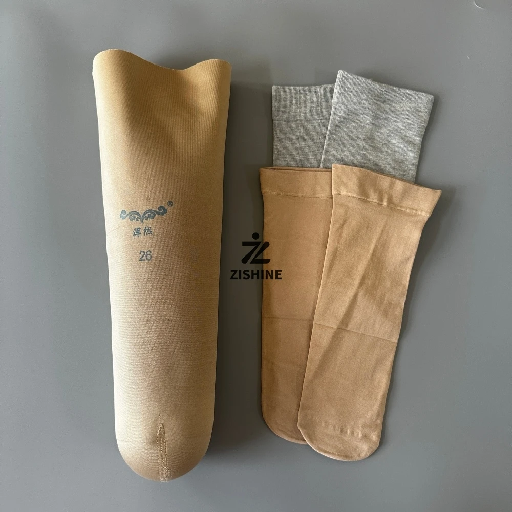 

40cm Medical Gel Prosthetic Liner Below Knee BK Amputee Silicone Sleeve Thickened Residual Limb Protective Socks 1PC