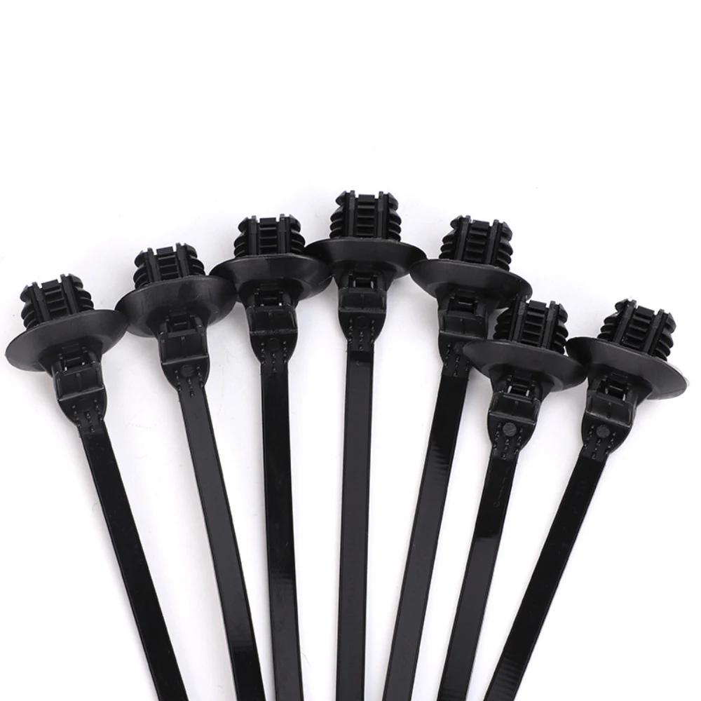

250PCS Car Wire Harness Fastener Tie Wrap Cable Clamp Clips Cable Ties Management Auto Wire Organizers for Auto Corrugated Pipe
