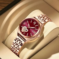 POEDAGAR Top Luxury Watches For Women Waterproof Luminous Date Stainless Steel Woman Watch Elegant  Quartz Ladies Wristwatch