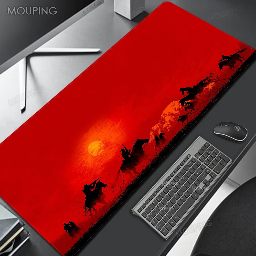 

Mouse Pad Gaming Red Dead Redemption Computer Desk Accessories Game Mats HD Keyboard Mat Cool Soft Anti-skid 900x400 Mousepad