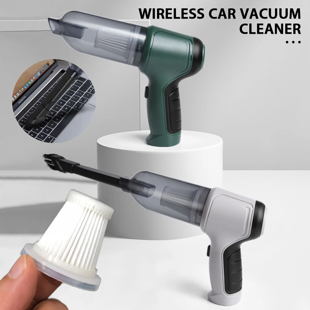 2023 New Home Handheld Vacuum Cleaner 3 In 1 Cordless Portable Small Vacuum Cleaner For PC Laptops Car Accessories