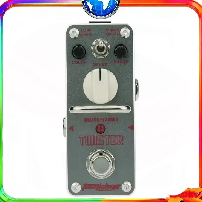 

Педаль эффектов для электрогитары Aroma ATR-3 Twister - мини-аналоговый флэнжер True Bypass Effect, детали и аксессуары для гитары