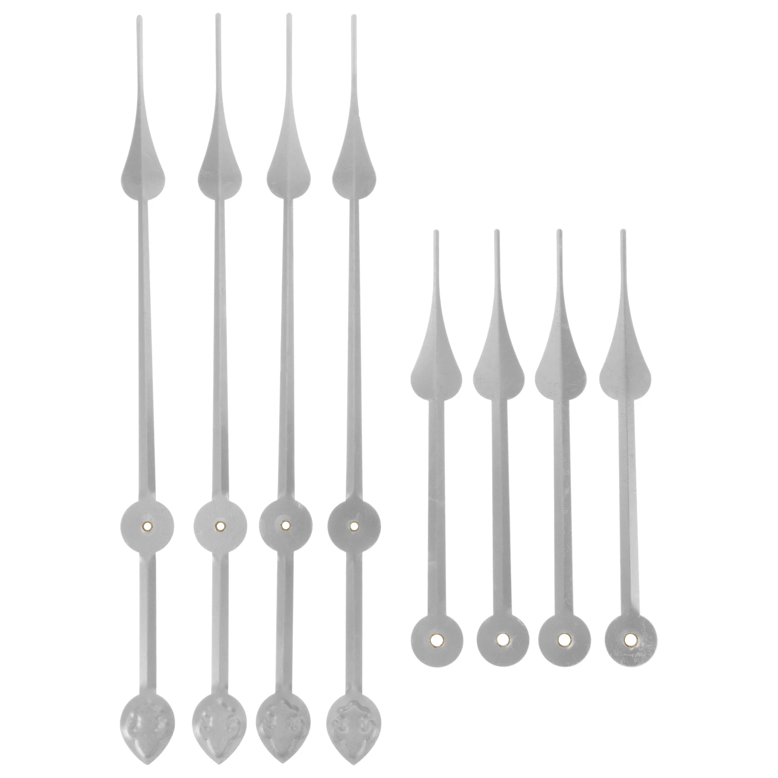 

4 Pcs Wall Clock Hands Pointers Replacement Kit Repair Parts Movement Galvanized