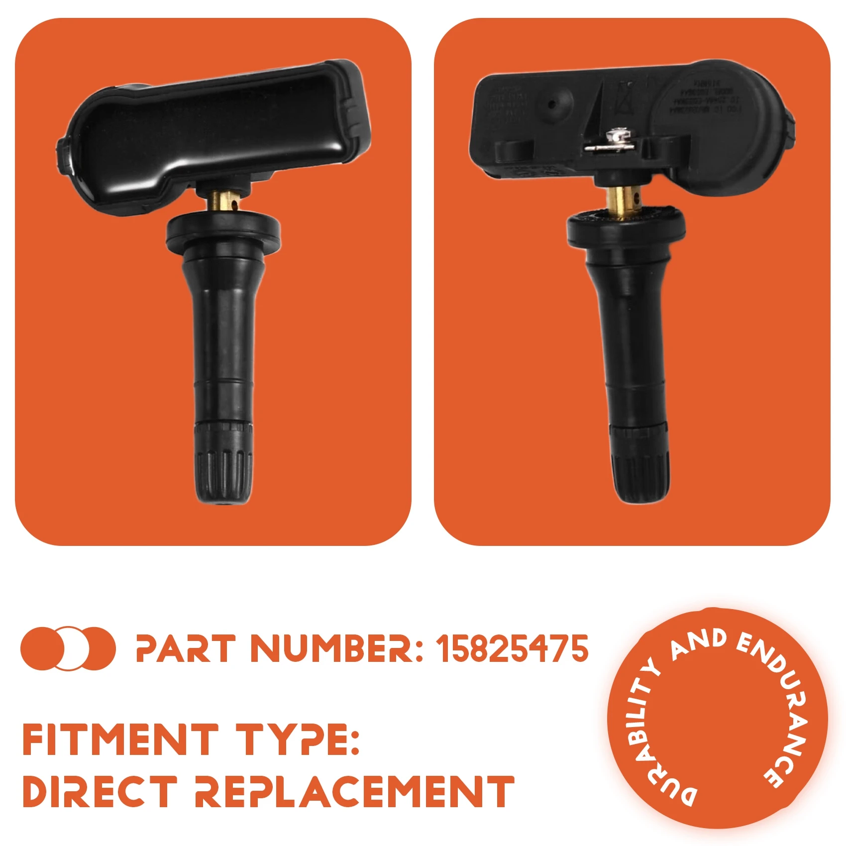 

A58X-4PCS 15825475 Tire Pressure Sensor For GMC Sierra Yukon Envoy Avalanche Suburban Cadillac Escalade 315Mhz